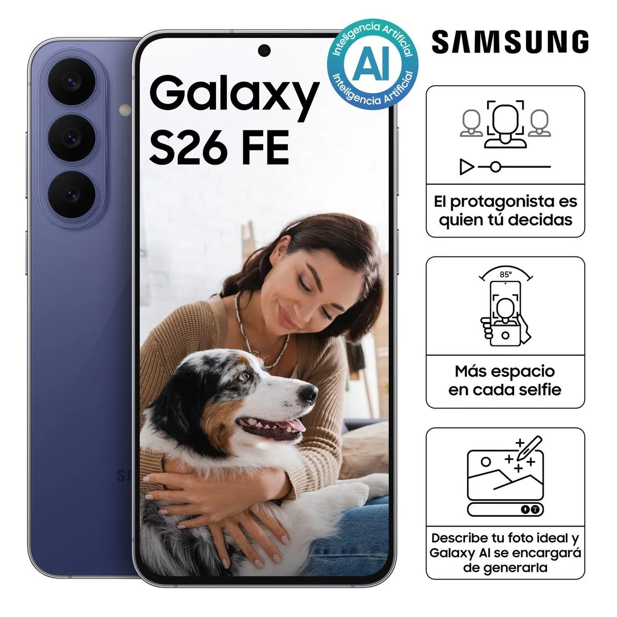 SAMSUNG |Samsung Galaxy S26 FE 128 GB Black