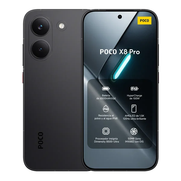 POCO X8 Pro Negro 12GB + 512GB.