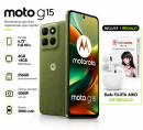 MOTOROLA G15 256GBROM 12GB RAM/ 4GB +8GB EXT/50MP AI/ 6.7" G/ 5200 mAH + FUJITA JAPAN BUDS