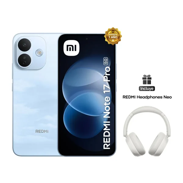 NOTE 17 PRO 5G Negro + Audífonos Blancos