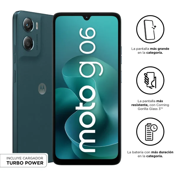 Celular Moto G06 4GB 128GB Azul