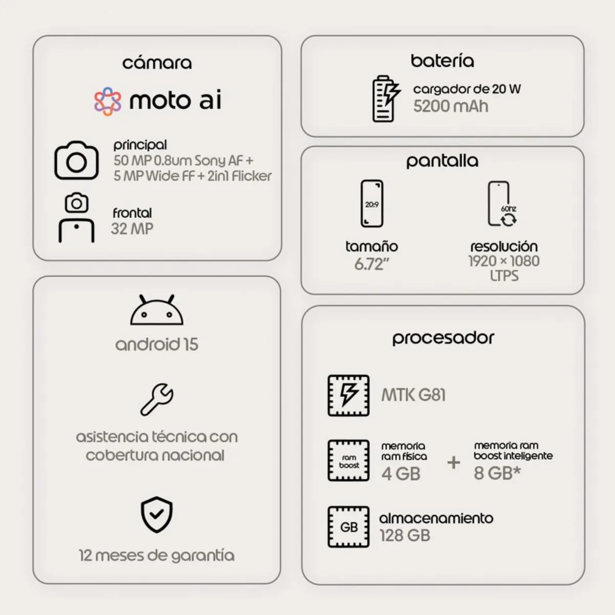 Moto G17 4+128 - Imagen 5